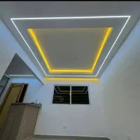 دکور کناف سقف کاذب 60در60 تی وی روم دیوار جداکننده|خدمات پیشه و مهارت|اهواز, کمپلو شمالی|دیوار