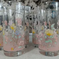 ۶ عدد لیوان لومینارک اصل فرانسه طرح  Elise