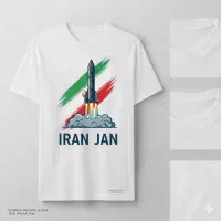 تیشرت طرح IRAN JAN//فروش تکی وعمده