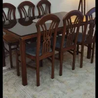 میز نهارخوری  از جنس چوب کارکرده اما خییلی تمیز|میز و صندلی غذاخوری|اسلام‌شهر, شهرک مفیدی|دیوار