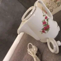 پک ۳ تایی چایی دون قوری چینی کوچک و کتری چینی برقی|قوری، کتری، قهوه‌ساز دستی|بروجن, |دیوار