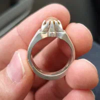 انگشتر زیبای اوپال تمام دستساز|جواهرات|اردبیل, |دیوار