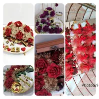 گل آرایی و ست بله برون|گل مصنوعی|یزد, |دیوار