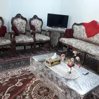 مبلمان 7نفره مدل سلطنتی، سالم و تمیز|مبلمان خانگی و میز عسلی|قم, پردیسان|دیوار