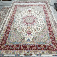 فرش ۶ متری اصل تبریز                ۴۰ رج، ابریشم