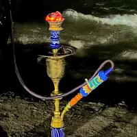 قلیان برنجی کامل