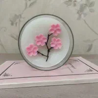 شمع شکوفه، گل آلاله و شمع آسمان ابری