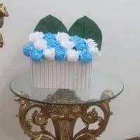 باکس گل رز مصنوعی درجه یک زیبا