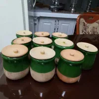 ده عددکوزه سفالی جای دیزی
