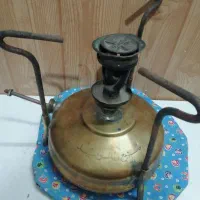 سماور برنجی قابلمه مسی|کلکسیون اشیاء عتیقه|نیشابور, مدرس|دیوار