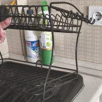 جا ظرفی رومیزی|آب‌چکان و نظم‌دهنده ظروف|گلبهار, شهر جدید گلبهار|دیوار