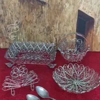 ورشو و برنجی ملیله روسی قدیمی|صنایع دستی و سایر لوازم تزئینی|تهران, عباس‌آباد|دیوار