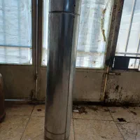 لوله هواکش قطر ۲۰ سانت ارتفاع ۱ متر گالوانیزه