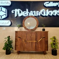 آینه و کنسول طرح لوزی کامل وکیوم