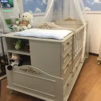 سرویس تخت و کمد کودک چوبی|تخت و صندلی بچه|تهران, فردوس|دیوار