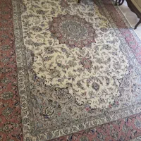 فرش دستبافت کاشان گل ابریشم