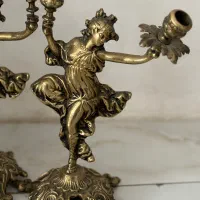 شمعدان برنز قدیمی