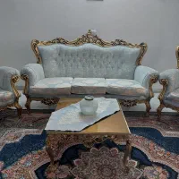 مبل استیل ۷نفره|مبلمان خانگی و میز عسلی|فردیس, شهرک راه آهن|دیوار