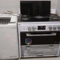 یک عدد لباسشویی هیتاچی اصل ژاپنی و یک عدد اجاق گاز