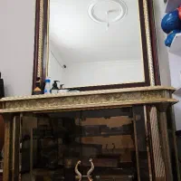 آینه و کنسول برنجی