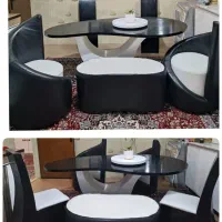 میز ناهار خوری چرم