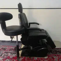 صندلی برقی vip آرایشگاه همراه با صندلی استاد کار