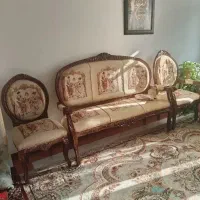 ست ۹ نفره کلاسیک، طرح ژاکارد فرانسوی|مبلمان خانگی و میز عسلی|کرج, حصار|دیوار