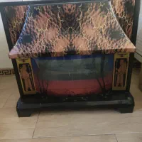 بخاری طرح شومینه نو و تمیز بدون کوچکترین ترک