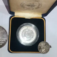 سه عدد مدال نقره|کلکسیون سکه، تمبر، اسکناس|گنبد کاووس, |دیوار