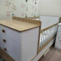 سرویس خواب کودک و نوجوان بامبینو «تخت و کمد»