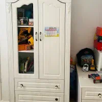 تخت کودک نوجوان تبدیل شونده و کمد کودک