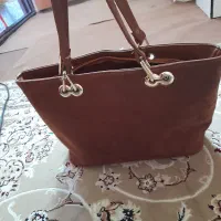 کیف قهوایی بزرگ
