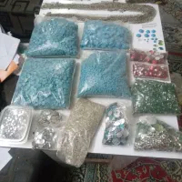 نگین جات زنجیرعکس زرورقی طلاکوب