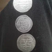 سه عدد سکه ساسانی ضرب شده اردشیر