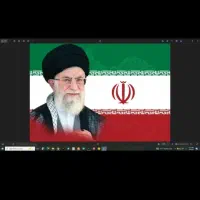 پرچم ایران با عکس آقا سیدعلی|حراج|مشهد, سعد آباد|دیوار