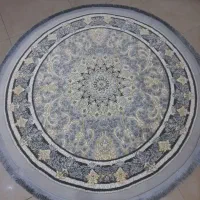 قالیچه دایره ۱×۱گرد برجسته تمام نخ آکرولیک|فرش|مشهد, امیر|دیوار