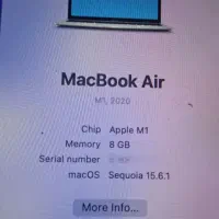 Apple MacBook Air M1|رایانه همراه|شمشک, |دیوار