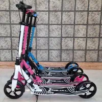 اسکوتر اسکیت چراغدار فلزی ترمزدار زنگدار آکبند|دوچرخه، اسکیت، اسکوتر|تبریز, |دیوار