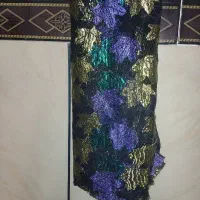 سه متر گیپور زرباف ونگین کاری شده