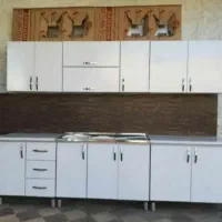 کابینت فلزی ۶متری در چوبی ضداب هراندازه بخواهید