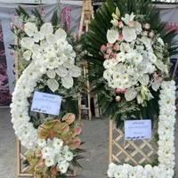 بازارگل تهران دسته و سبد گل تاج ختم تبریک تالار