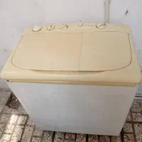ماشین لباسشویی دوقلو سطلی شستشو و تخلیه کاملا سالم|ماشین لباسشویی و خشک‌کن لباس|تهران, امام زاده حسن|دیوار