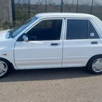 پراید۱۳۲ مدل ۹۵بی رنگ وضربه.کم کارکرد