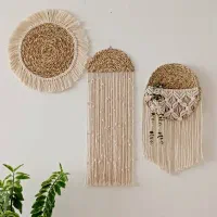 ست حصیر مکرومه ماهبانو‌