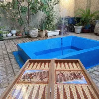 تخته نرد dmf پنجاه سانتی ساده