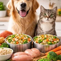 غذای خانگی گربه وسگ