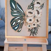 تابلو و ساعت رزینی|تابلو، نقاشی، عکس|ارومیه, |دیوار