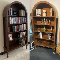 کتابخانه چوبی میز چوبی در هر ابعادی موجود