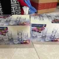لیوان سرویس کیریستال لومینارک اصل فرانسه ۱۸نفره