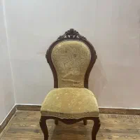 ۶ عدد صندلی تمام چوب قدیمی